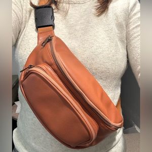 Kibou Vegan Leather Diaper Bag/Fanny Pack
